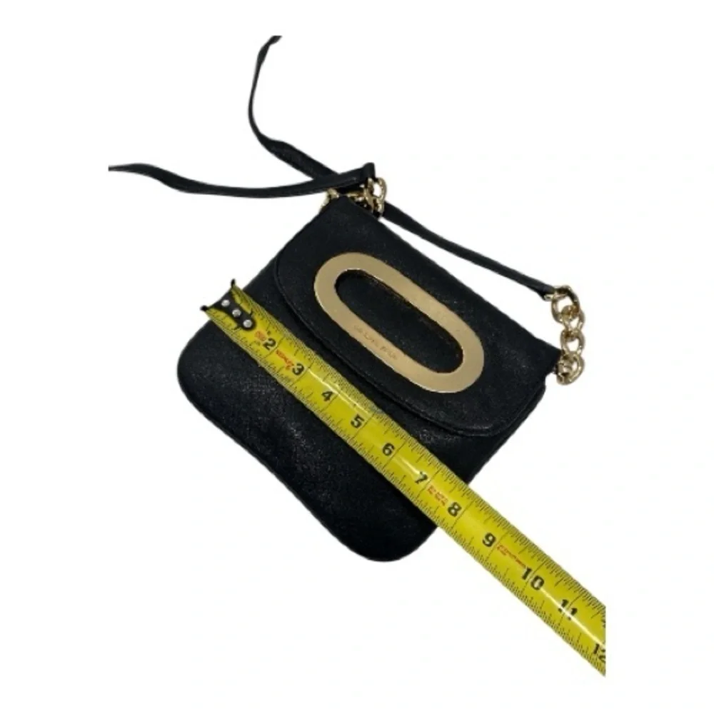 Michael Kors Berkley TopHandle Leather CrossBody Bag Purse Black